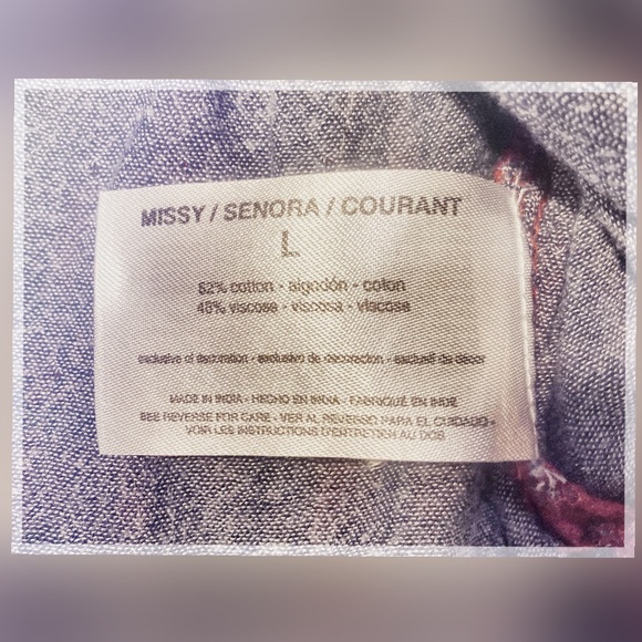 Vintage America Blues Tartan/chambray Flannel Artisan gorpcore style Shirt - Picture 3 of 10